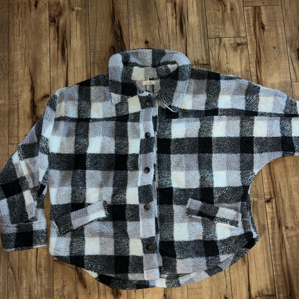 Plaid shacket